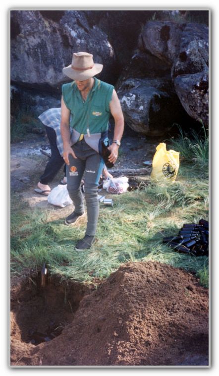 DJ on the great canoe trip Oct 1995